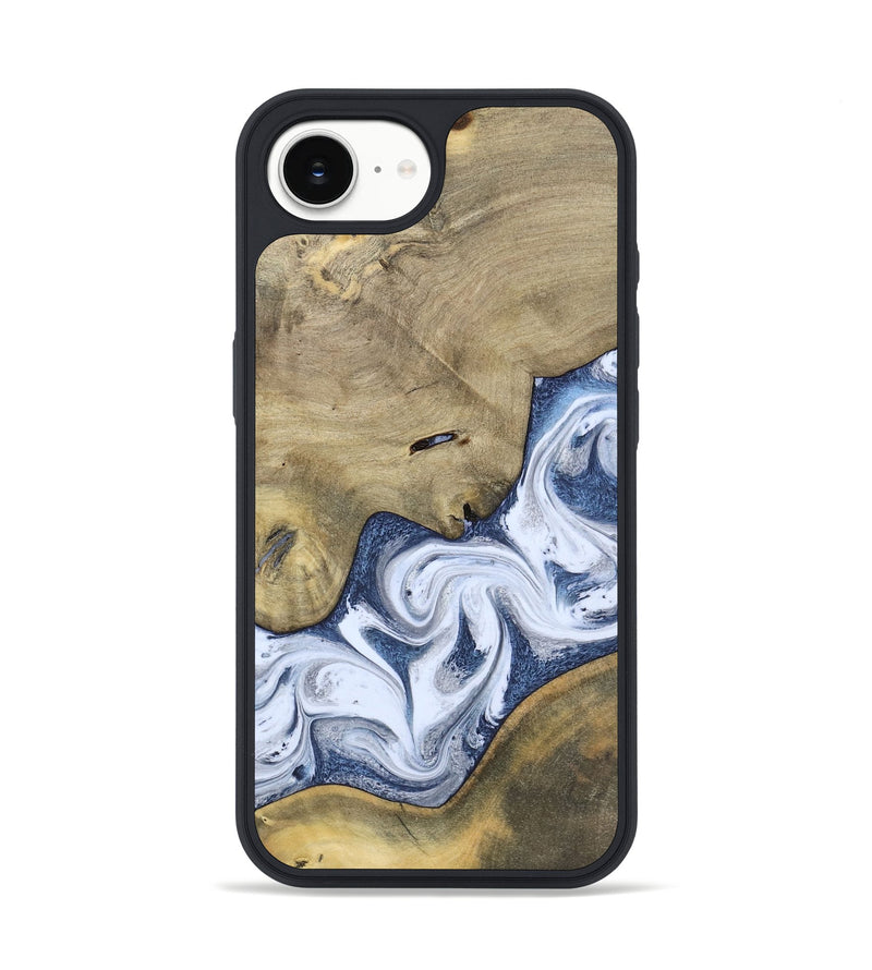 iPhone 16e Wood Phone Case - Kenia (Blue, 780892)
