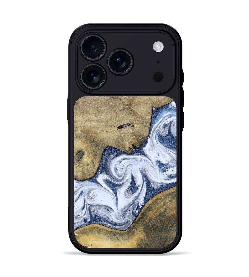 iPhone 17 Pro Wood Phone Case - Kenia (Blue, 780892)