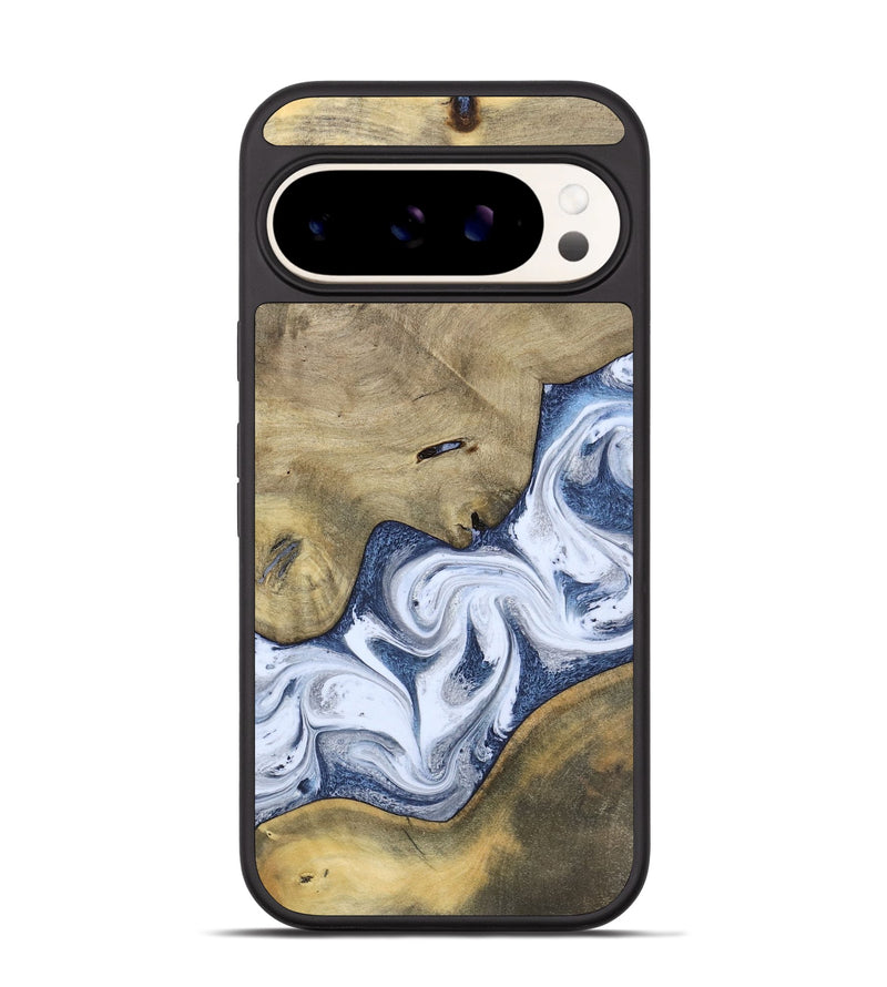 Pixel 9 Pro Wood Phone Case - Kenia (Blue, 780892)