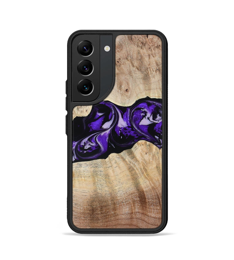 Galaxy S22 Wood Phone Case - Wash (Purple, 780951)
