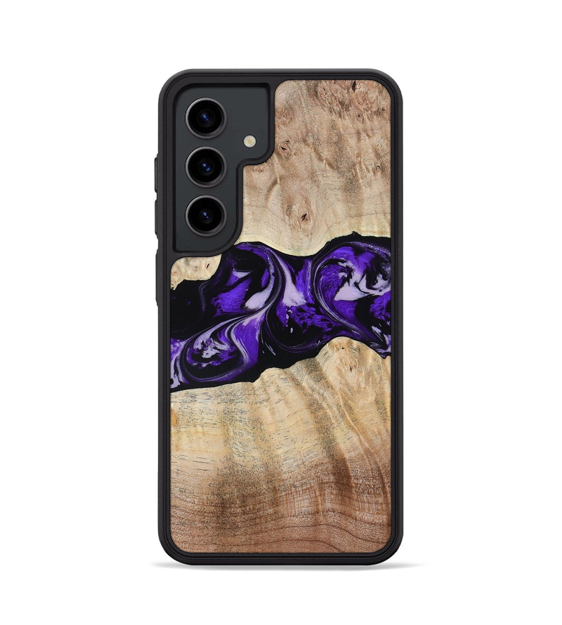 Galaxy S24 Wood Phone Case - Wash (Purple, 780951)
