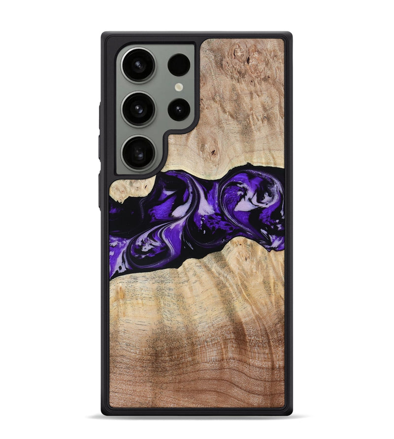 Galaxy S24 Ultra Wood Phone Case - Wash (Purple, 780951)