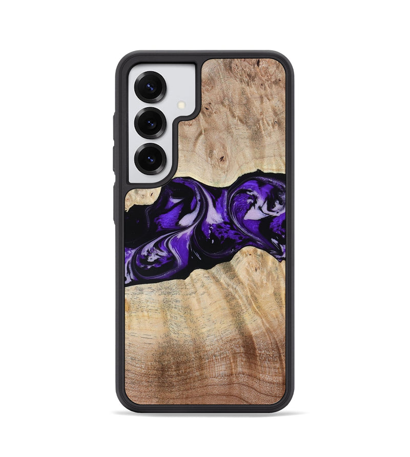 Galaxy S25 Wood Phone Case - Wash (Purple, 780951)