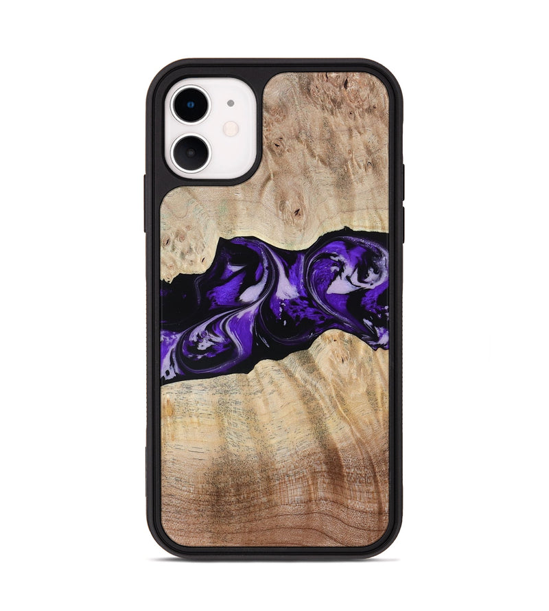 iPhone 11 Wood Phone Case - Wash (Purple, 780951)