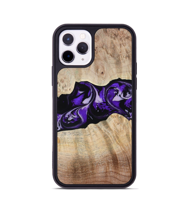 iPhone 11 Pro Wood Phone Case - Wash (Purple, 780951)