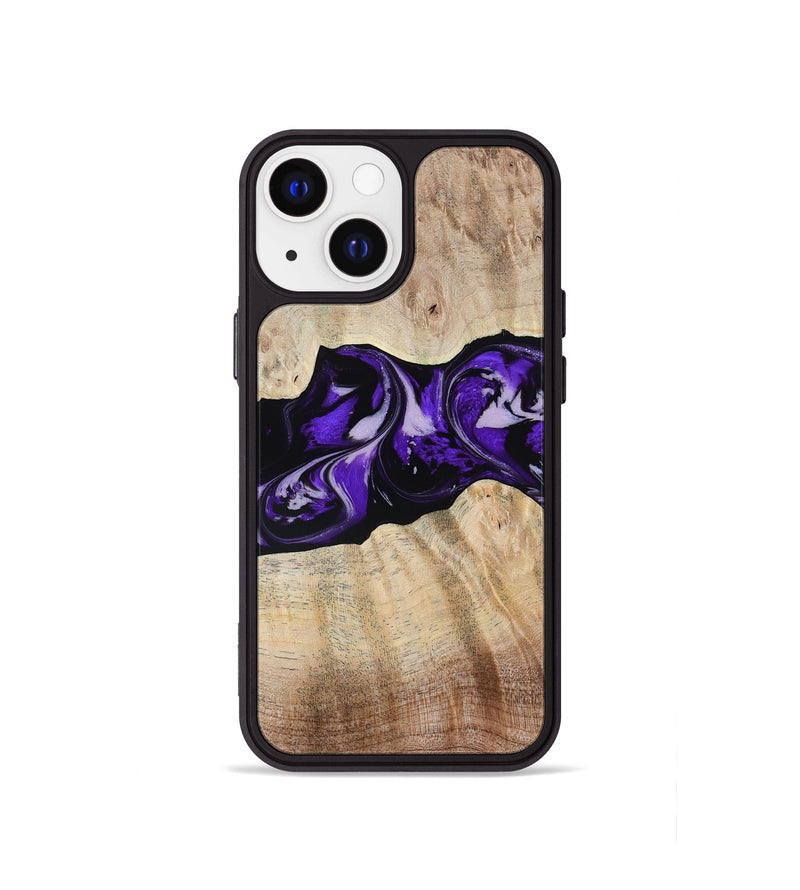 iPhone 13 mini Wood Phone Case - Wash (Purple, 780951)