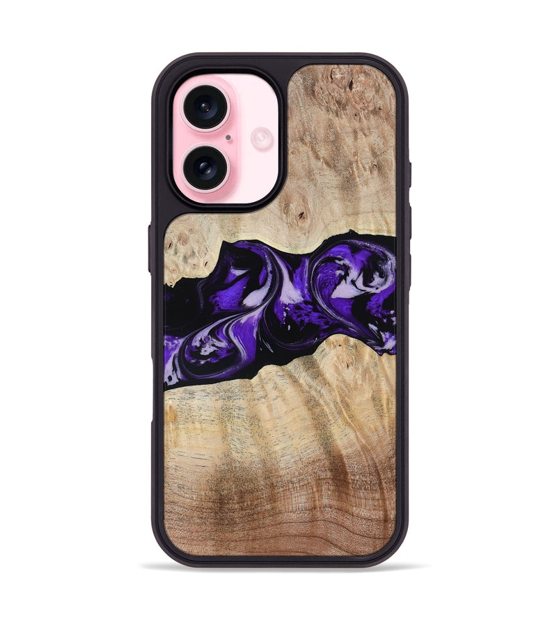iPhone 17 Wood Phone Case - Wash (Purple, 780951)