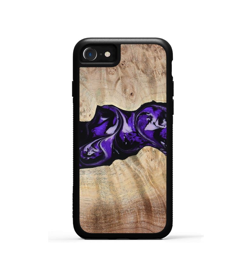 iPhone SE Wood Phone Case - Wash (Purple, 780951)