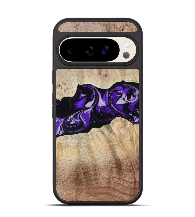Pixel 10 Wood Phone Case - Wash (Purple, 780951)