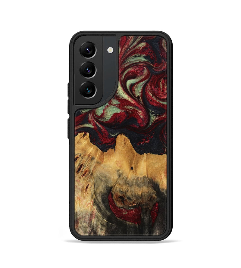 Galaxy S22 Wood Phone Case - Hank (Red, 780953)