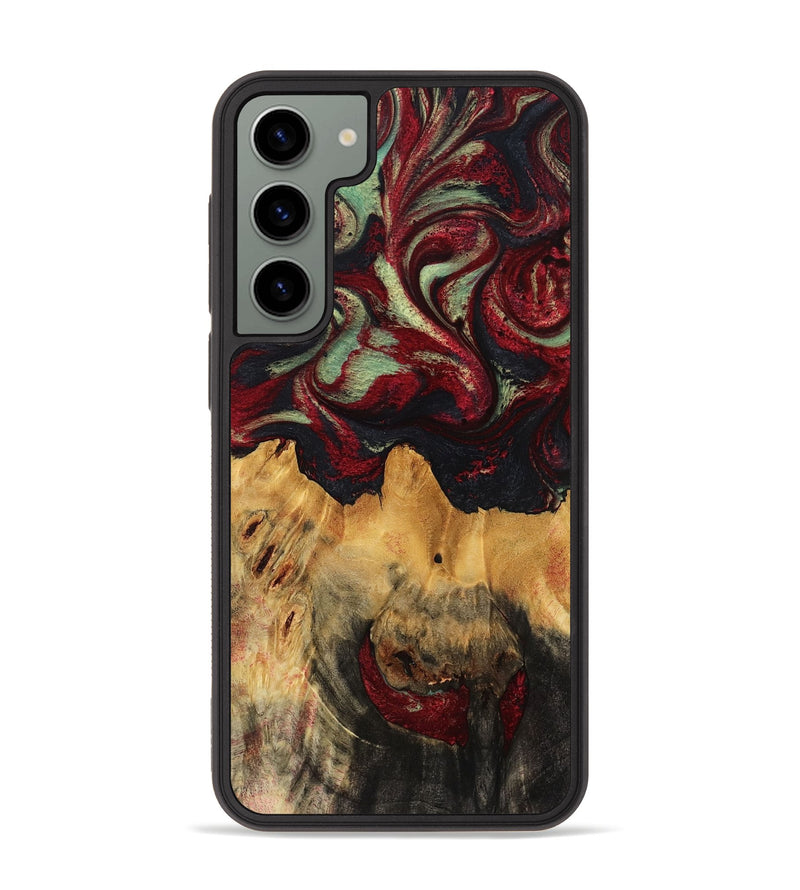 Galaxy S23 Plus Wood Phone Case - Hank (Red, 780953)
