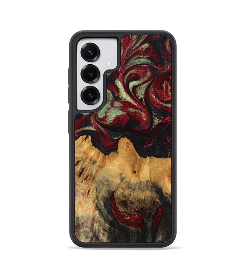 Galaxy S25 Wood Phone Case - Hank (Red, 780953)