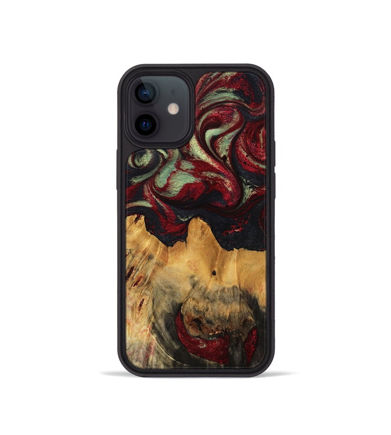 iPhone 12 mini Wood Phone Case - Hank (Red, 780953)