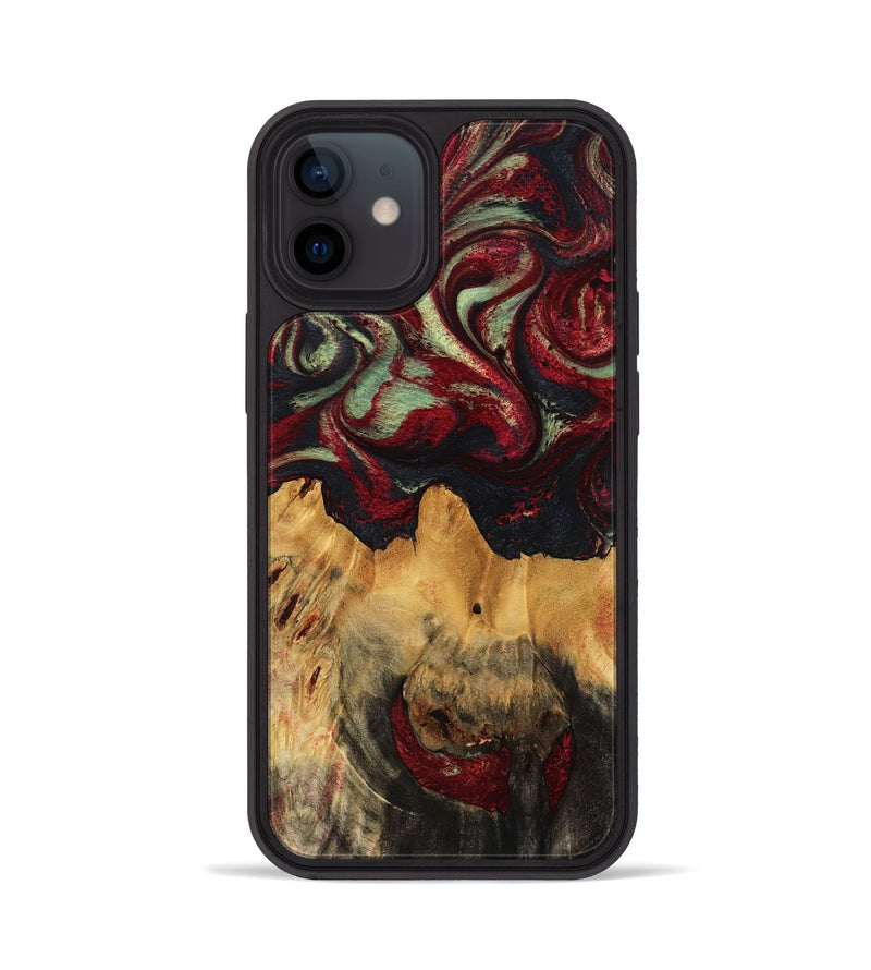 iPhone 12 Wood Phone Case - Hank (Red, 780953)