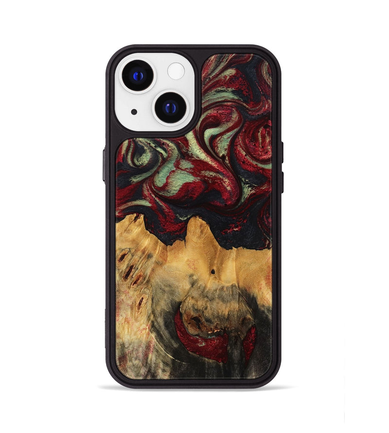 iPhone 13 Wood Phone Case - Hank (Red, 780953)