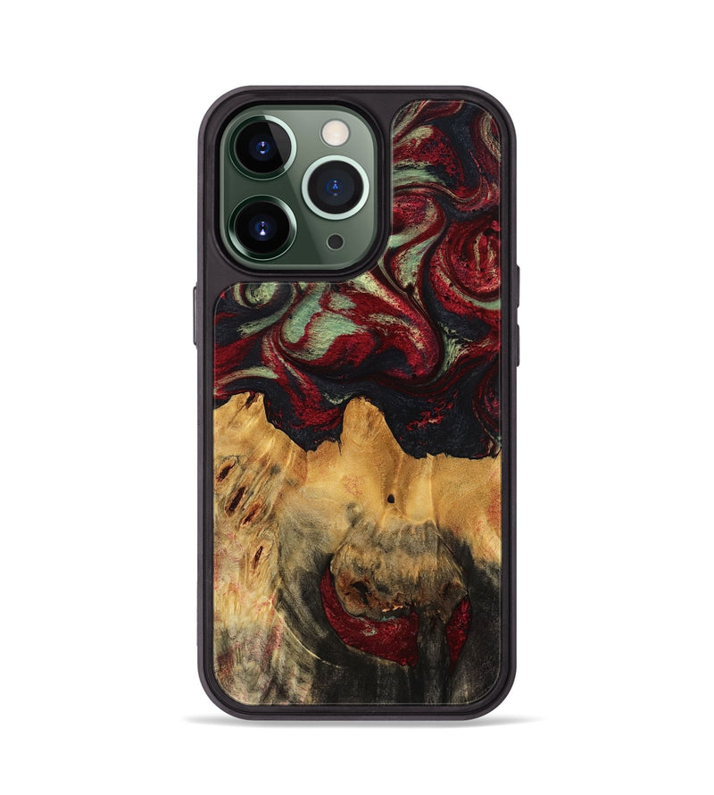 iPhone 13 Pro Wood Phone Case - Hank (Red, 780953)