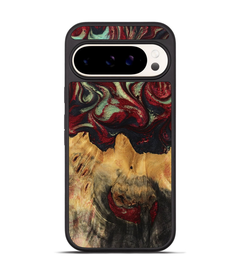 Pixel 9 Wood Phone Case - Hank (Red, 780953)