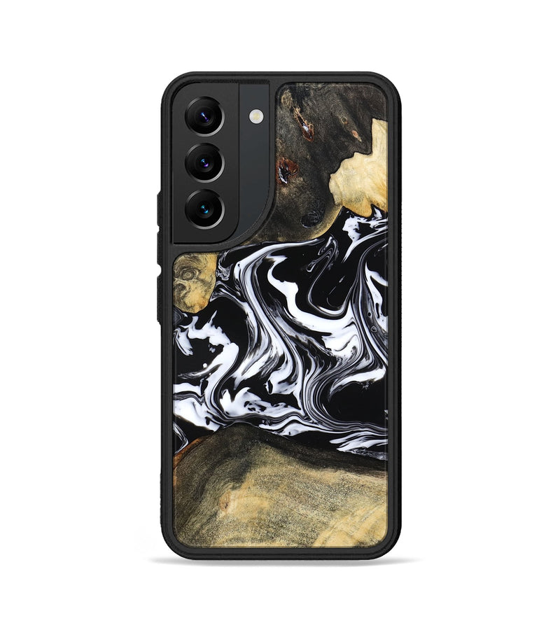 Galaxy S22 Wood Phone Case - Grayce (Black & White, 780966)