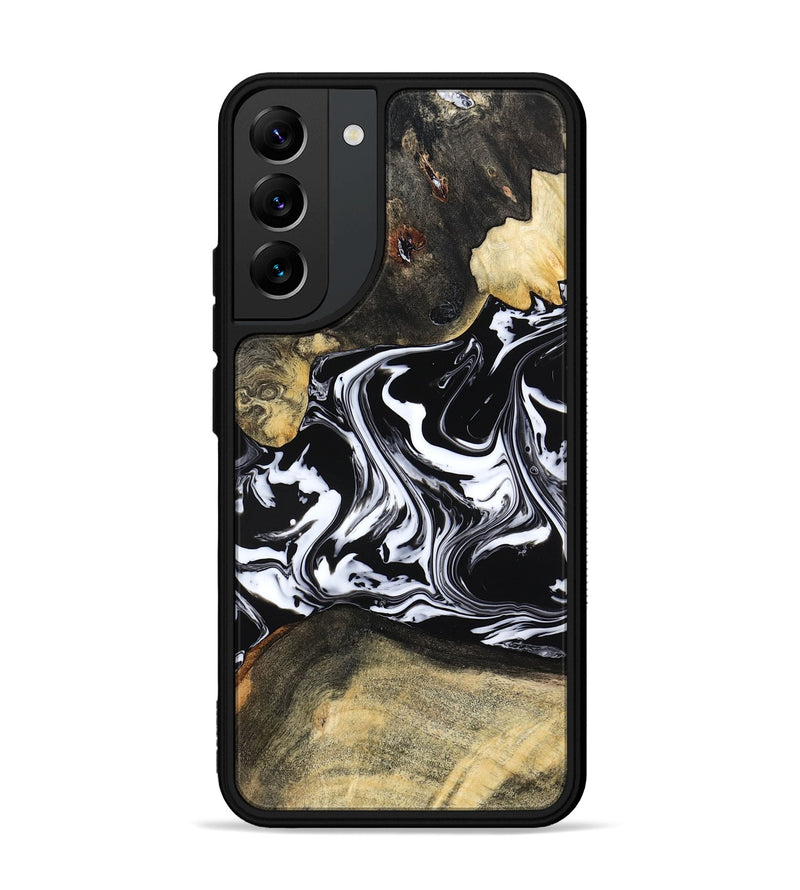 Galaxy S22 Plus Wood Phone Case - Grayce (Black & White, 780966)