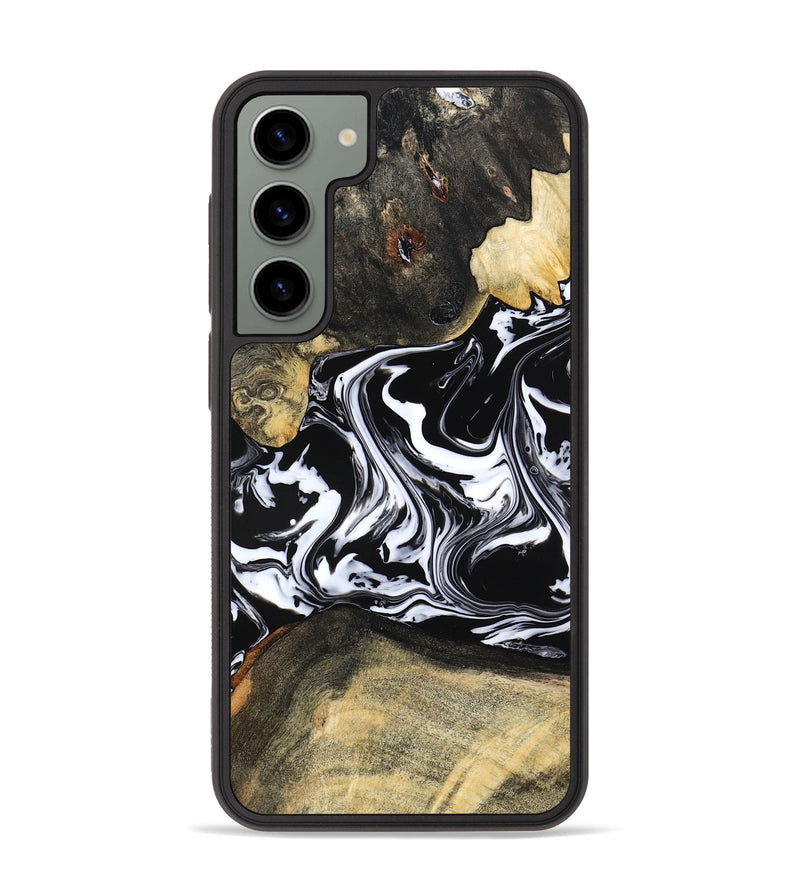 Galaxy S23 Plus Wood Phone Case - Grayce (Black & White, 780966)