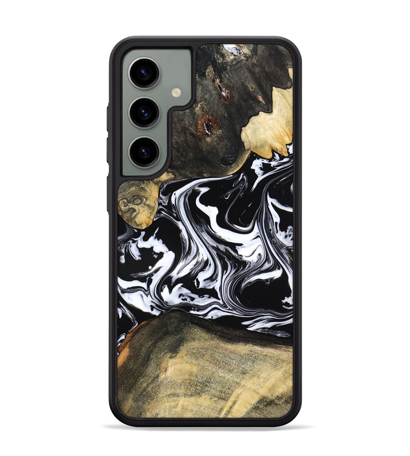 Galaxy S24 Plus Wood Phone Case - Grayce (Black & White, 780966)
