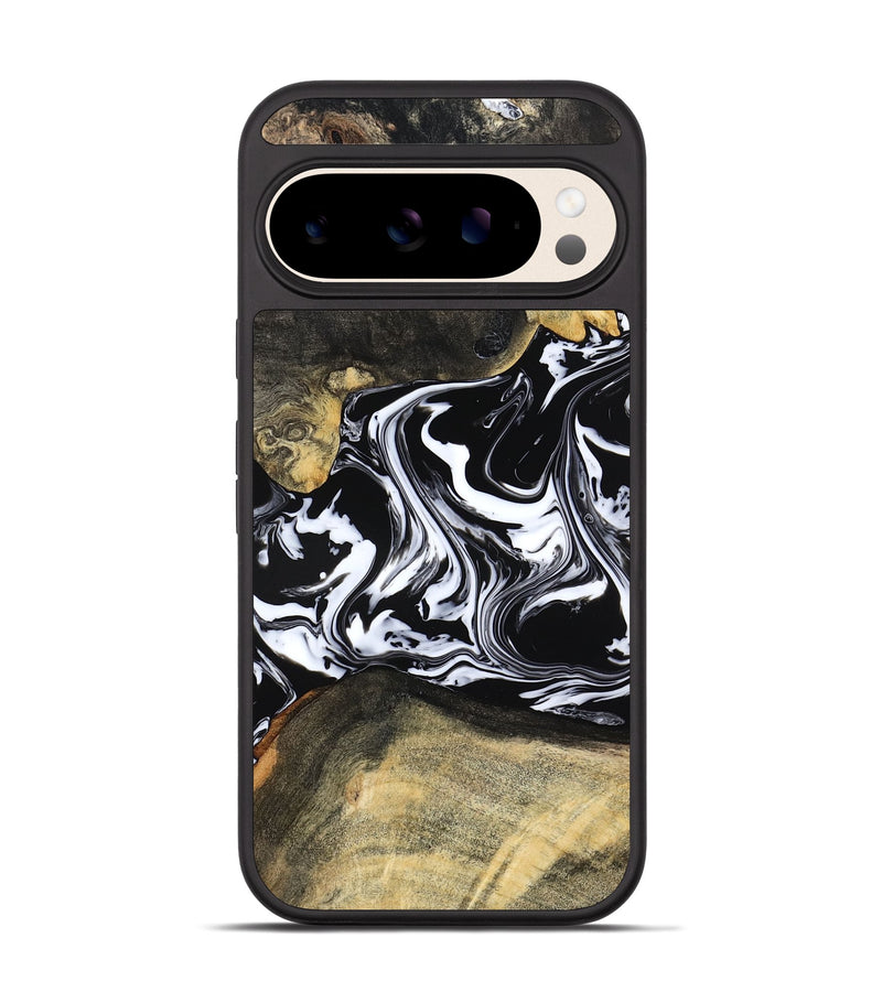 Pixel 10 Wood Phone Case - Grayce (Black & White, 780966)