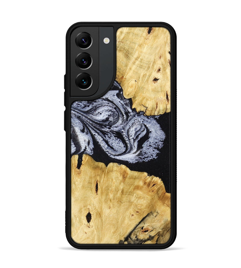 Galaxy S22 Plus Wood Phone Case - Sherman (Black & White, 780968)