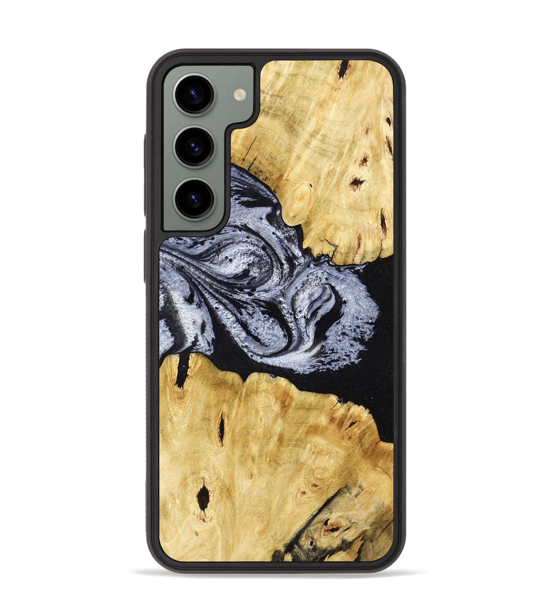 Galaxy S23 Plus Wood Phone Case - Sherman (Black & White, 780968)