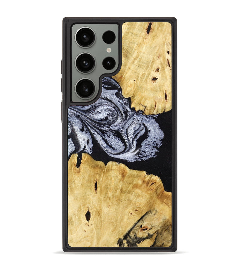 Galaxy S23 Ultra Wood Phone Case - Sherman (Black & White, 780968)