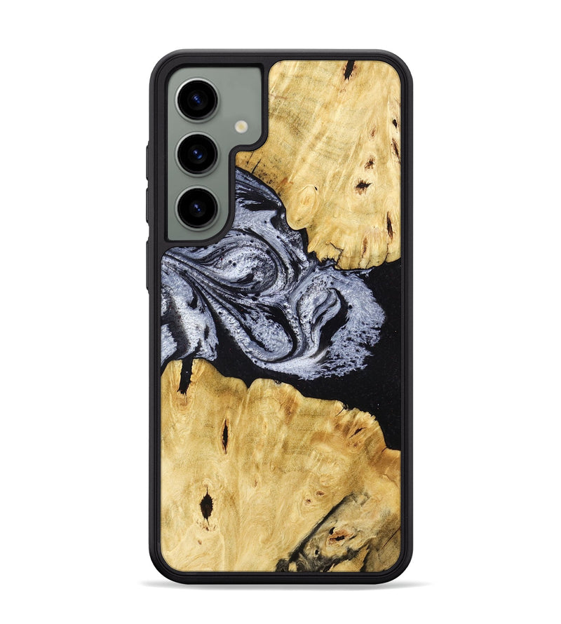 Galaxy S24 Plus Wood Phone Case - Sherman (Black & White, 780968)