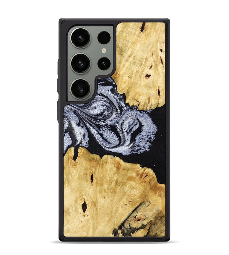 Galaxy S24 Ultra Wood Phone Case - Sherman (Black & White, 780968)