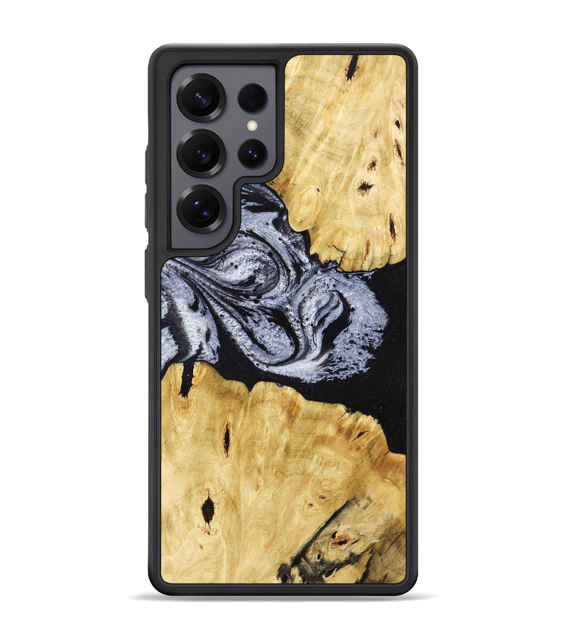 Galaxy S25 Ultra Wood Phone Case - Sherman (Black & White, 780968)