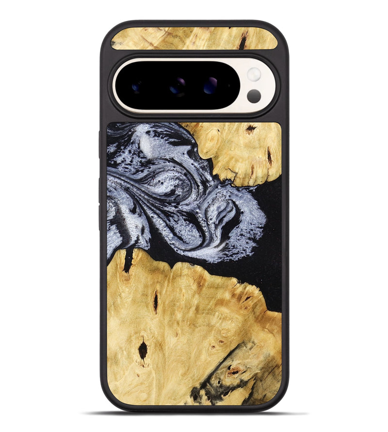 Pixel 9 Pro XL Wood Phone Case - Sherman (Black & White, 780968)