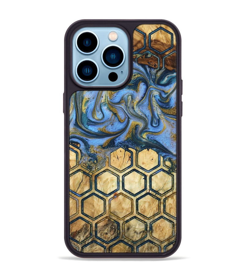 iPhone 14 Pro Max Wood Phone Case - Shari (Pattern, 781000)
