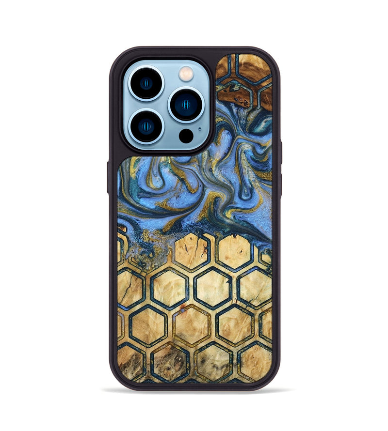 iPhone 14 Pro Wood Phone Case - Shari (Pattern, 781000)