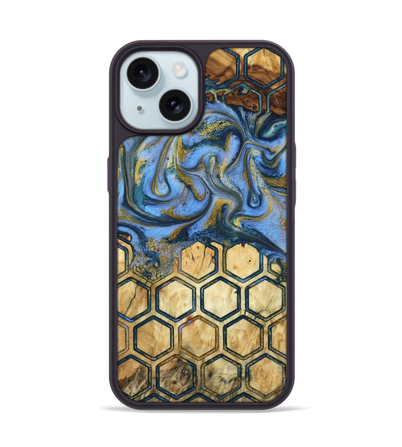 iPhone 15 Wood Phone Case - Shari (Pattern, 781000)