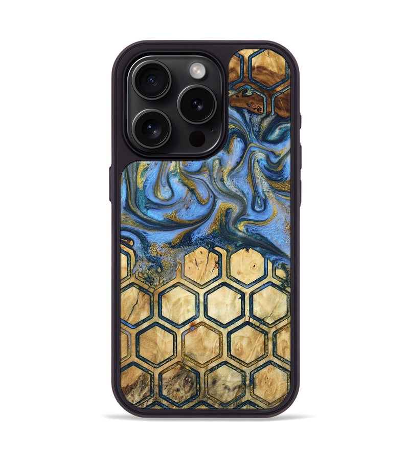 iPhone 15 Pro Wood Phone Case - Shari (Pattern, 781000)