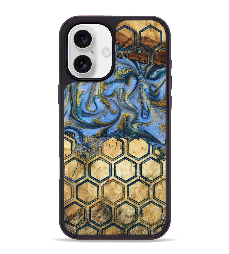 iPhone 16 Plus Wood Phone Case - Shari (Pattern, 781000)