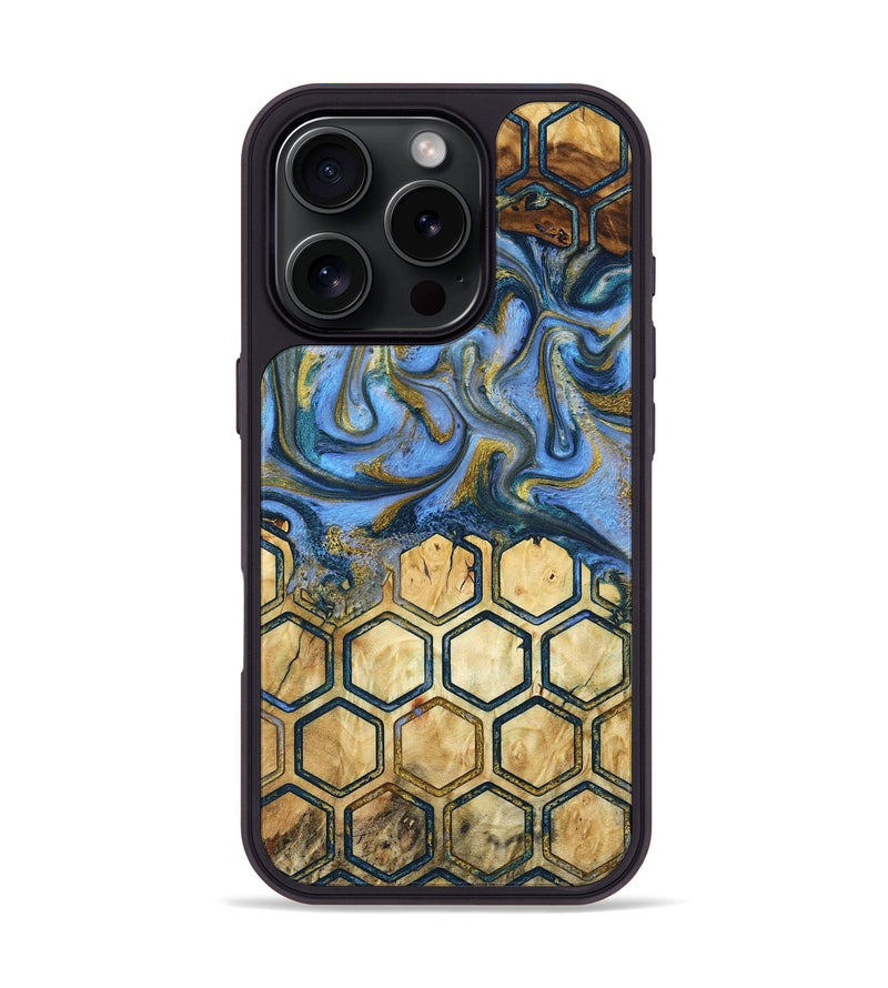 iPhone 16 Pro Wood Phone Case - Shari (Pattern, 781000)