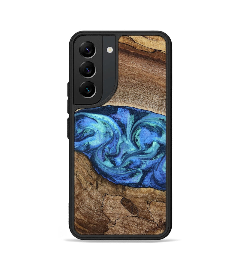 Galaxy S22 Wood Phone Case - Marlo (Blue, 781042)