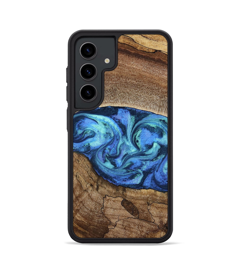 Galaxy S24 Wood Phone Case - Marlo (Blue, 781042)