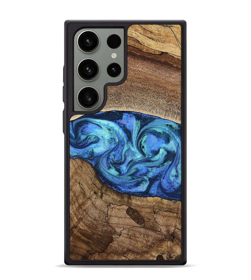Galaxy S24 Ultra Wood Phone Case - Marlo (Blue, 781042)