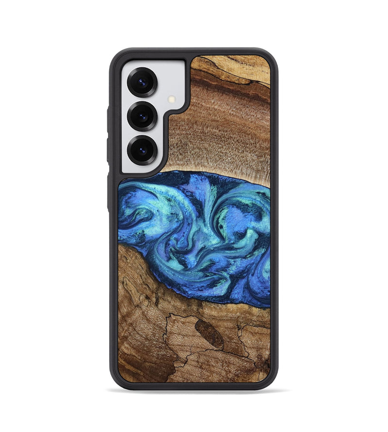 Galaxy S25 Wood Phone Case - Marlo (Blue, 781042)