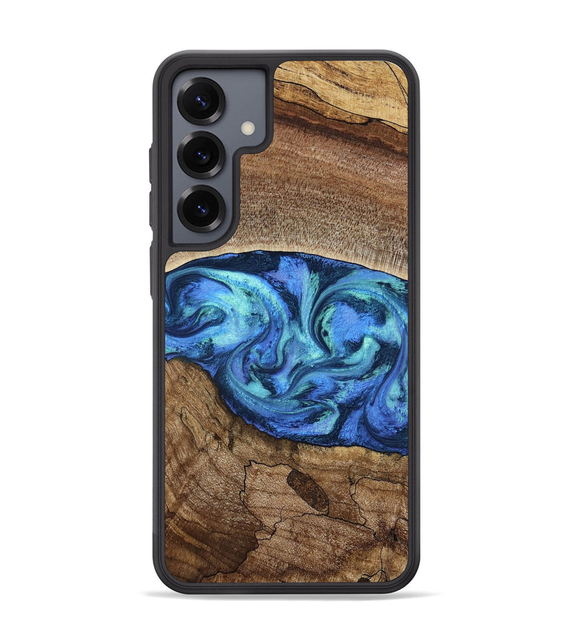 Galaxy S25 Plus Wood Phone Case - Marlo (Blue, 781042)