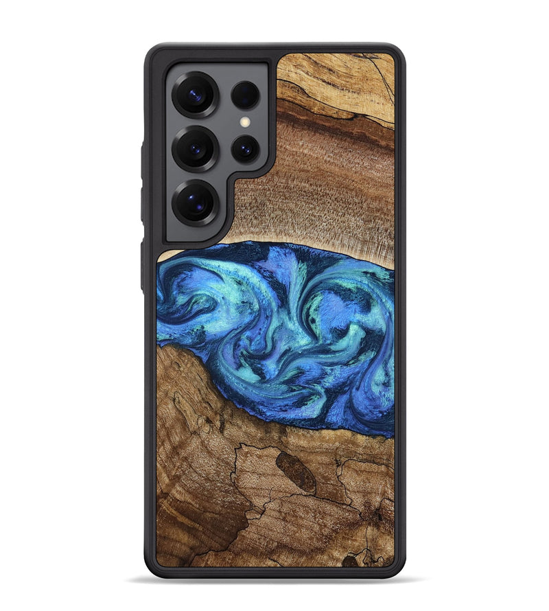 Galaxy S25 Ultra Wood Phone Case - Marlo (Blue, 781042)