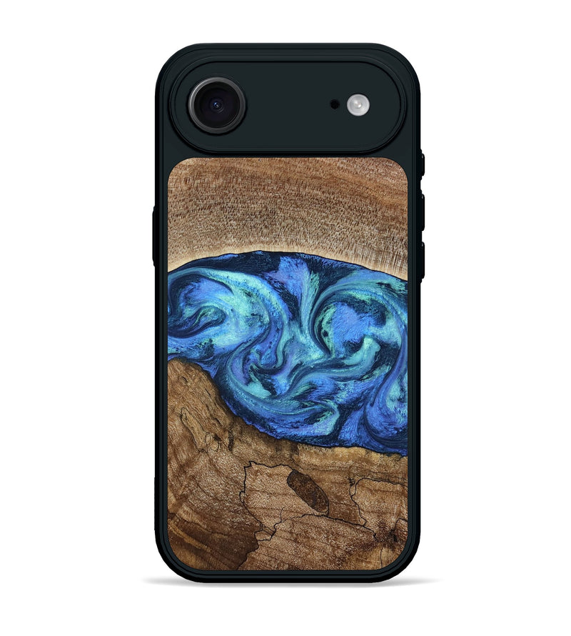 iPhone 17 Air Wood Phone Case - Marlo (Blue, 781042)