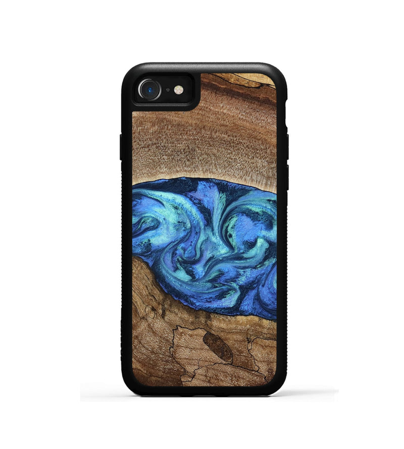 iPhone SE Wood Phone Case - Marlo (Blue, 781042)