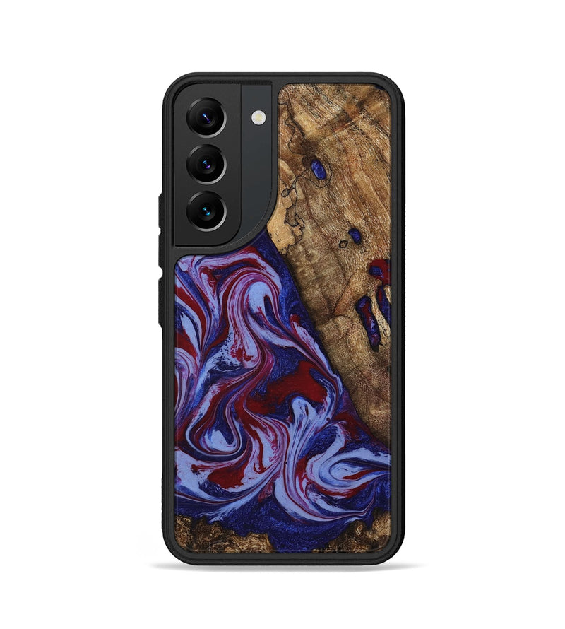 Galaxy S22 Wood Phone Case - Braiden (Red, 781114)