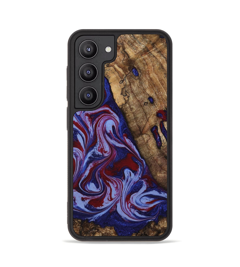 Galaxy S23 Wood Phone Case - Braiden (Red, 781114)
