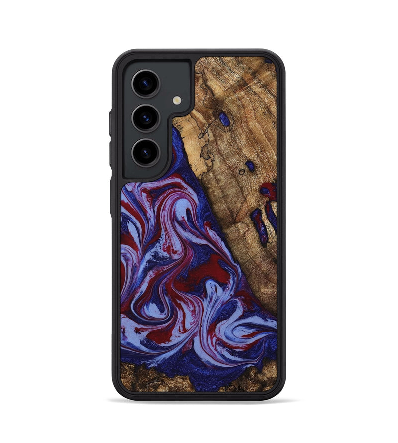 Galaxy S24 Wood Phone Case - Braiden (Red, 781114)